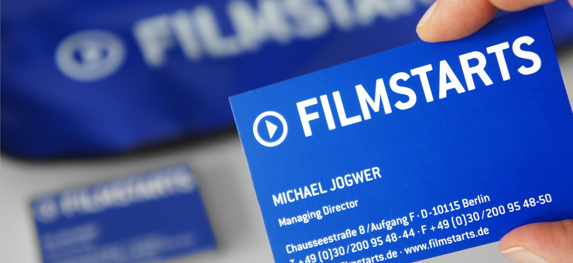 Business card for Filmstarts