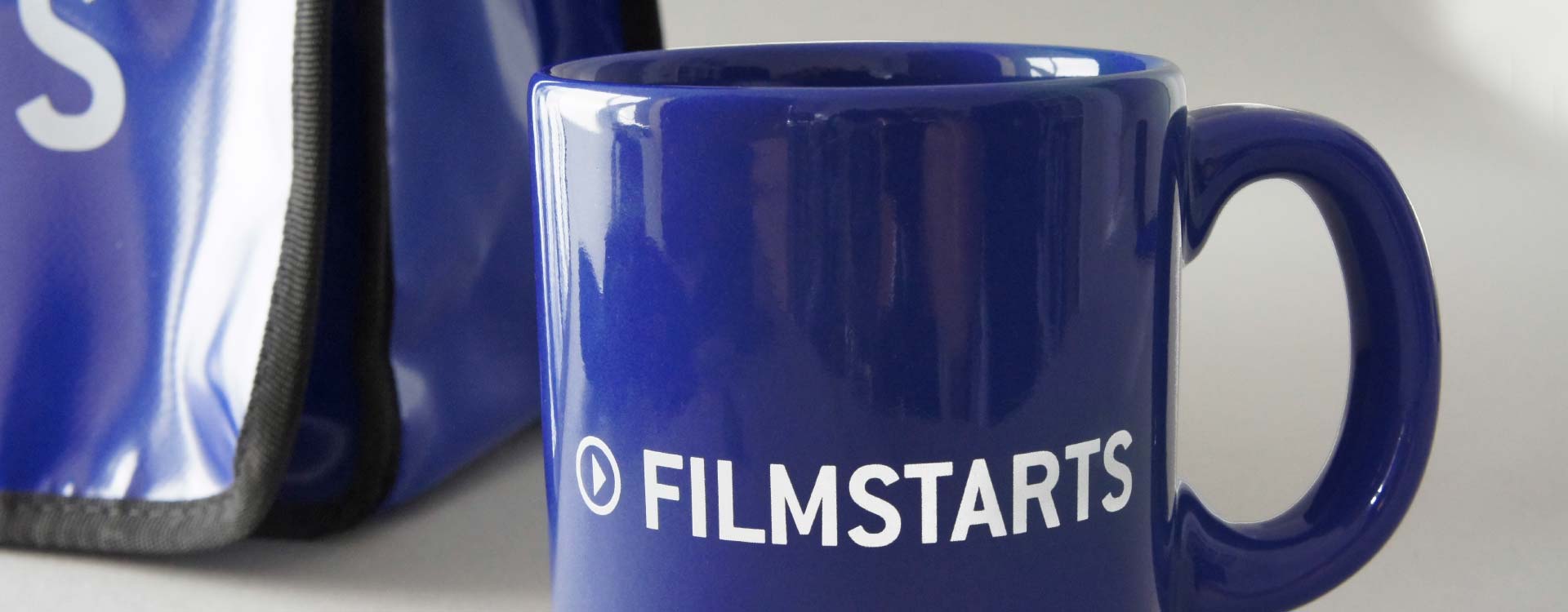 Tasse mit dem Logo Filmstarts
