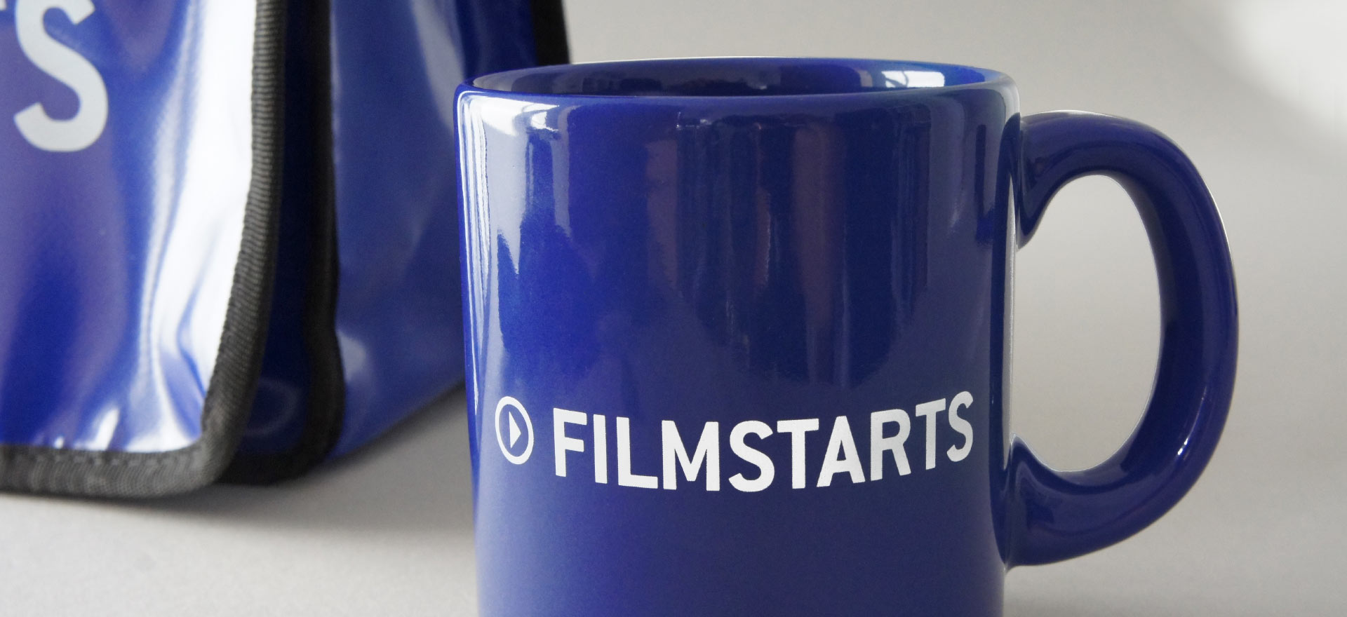 Tasse mit dem Logo Filmstarts