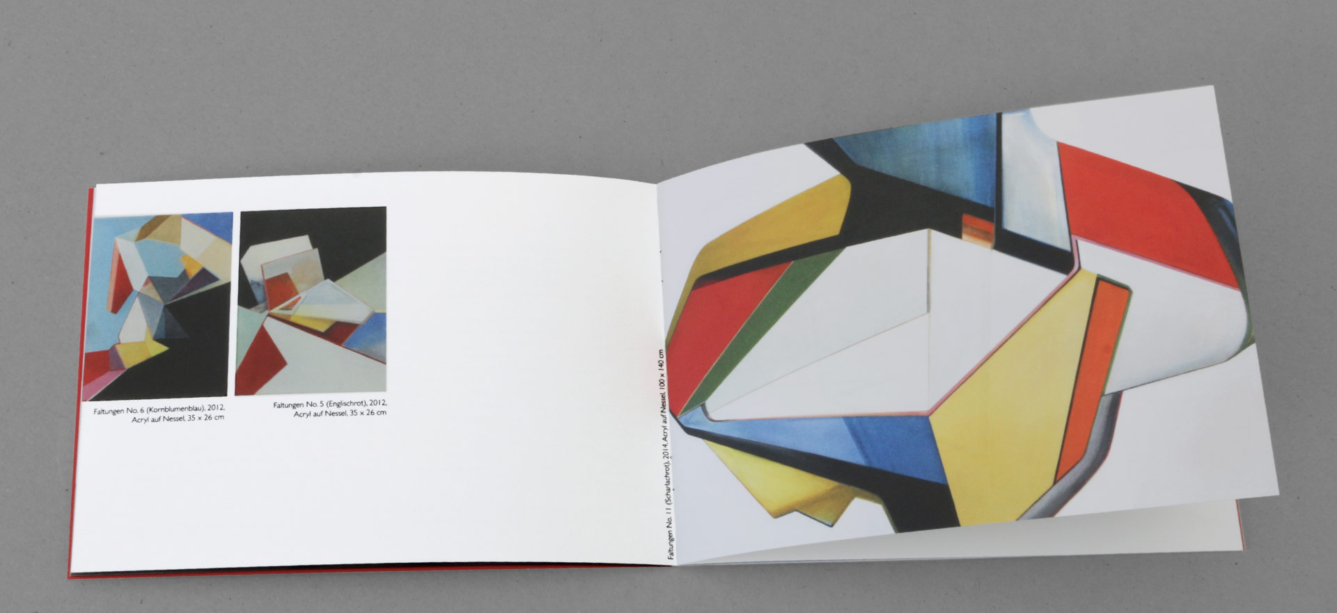 Catalogue Moving Space in the rk Gallery for Contemporary Art, Berlin; Design: Kattrin Richter | Graphic Design Studio