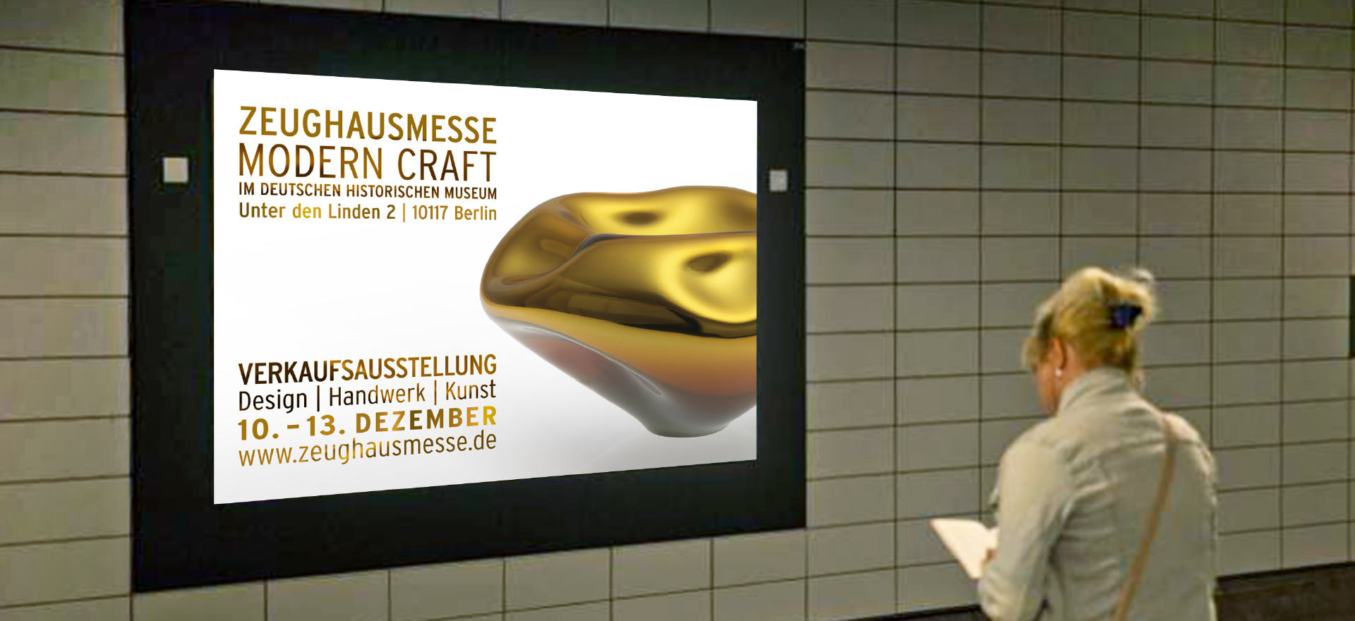 Einladungskarten Zeughausmesse; Design: Kattrin Richter | Büro für Grafikdesign